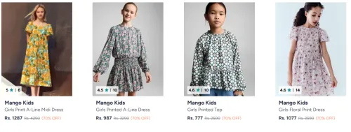 Image of Mango Kids Mango at minimum 60% Discount