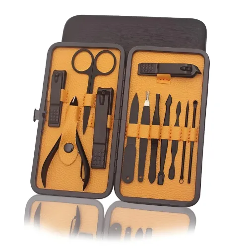 Image of Manicure Set Nail Clipper Kit – Stainless Steel Nail & Pedicure Tools for Men