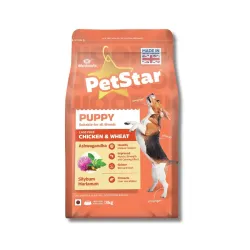 Mankind Puppy Dry Dog Food (High Protein) Chicken & Wheat Flavor, 3kg | Improves Muscle & Strength, Supports Immunity, Protects Liver & Kidney | Puppy Dog Food