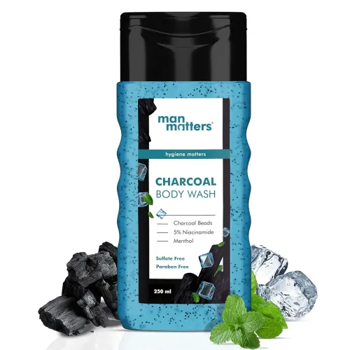 Image of Man Matters 3 in 1 Charcoal & Menthol Cooling Body Wash (250ml)