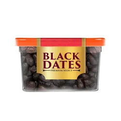 Manna Black Dates 400g - Khajoor Khajur Natural. Rich In Iron, Fibre & Vitamins. Premium Imported, Fresh
