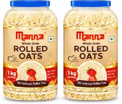 Manna Rolled Oats - 2kg Gluten Free High Protein & Fibre