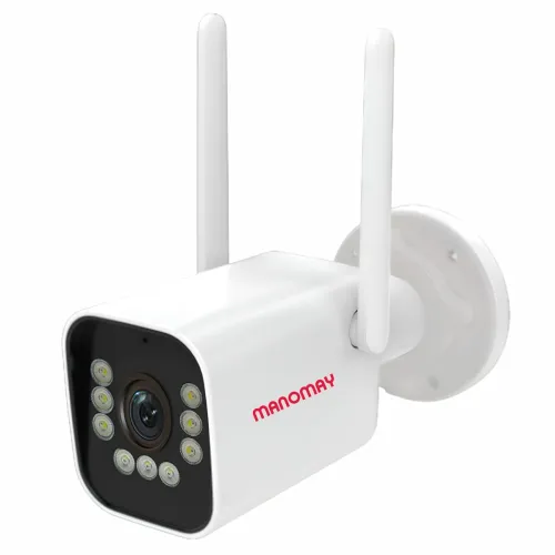 Image of MANOMAY 3MP 4G Bullet Security Camera Human Detection Supports