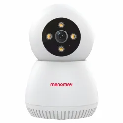 MANOMAY 3MP Wi-Fi Pan-Tilt Security Camera | BIS-ER Certified (STQC)