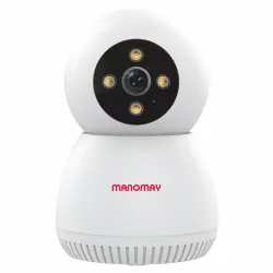 MANOMAY 3MP Wi-Fi Pan-Tilt Security Camera