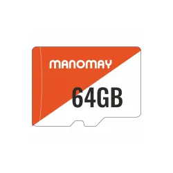 Manomay 64GB Micro Memory Card, High Speed Storage Card for Smartphones, Tablets, Cameras (64 GB)