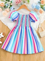 MANSICREATION Girls Casual Dress 