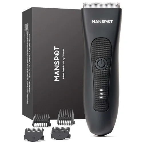 Image of MANSPOT Ball Trimmer for Men, Private Part Hair Trimmer, Pubic Hair Trimmer & Body Groomer, Ceramic Blade, IPX7 Waterpro