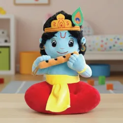 Mantra Chanting Soft Toy (35 Cm) Baby Krishna Musical Soft Toys