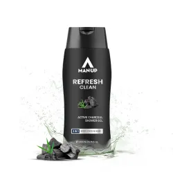 Man-Up Refresh Charcoal 3-in-1 Shower Gel (200ml)