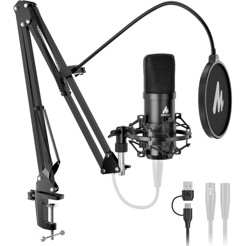 Image of MAONO A04-Gen2 XLR/USB Condenser Mic for Podcast