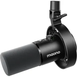 MAONO Podcast Dynamic Microphone-XLR USB Recording Mic: for Vocal Recording, Content Creation, Home Studio, Voiceover, w