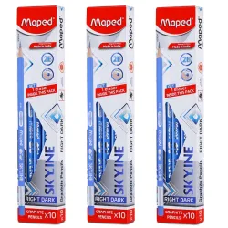 Maped Skyline Pencils with Free Eraser X 3pack