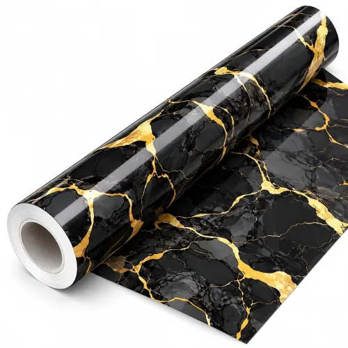 Image of Marble Design Wallpaper Roll Wall Covering For Living Room 60*200