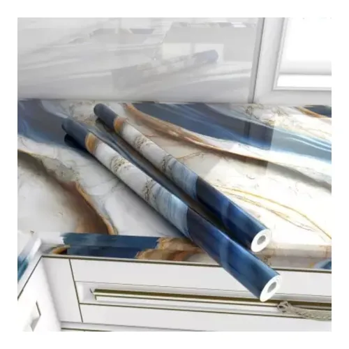 Image of Marble Wallpaper Peel and Stick Waterproof Wallpaper