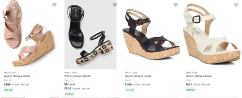 Image of Marc Loire Women's Wedges at minimum 74% Discount