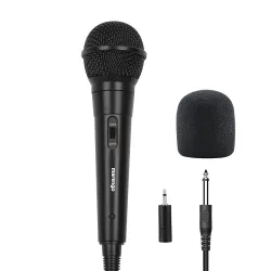 Marengo Handheld Wired Microphone, Cardioid Dynamic Vocal Mic with 13ft Cable and ON/Off Switch, Ideally Suited for Spea
