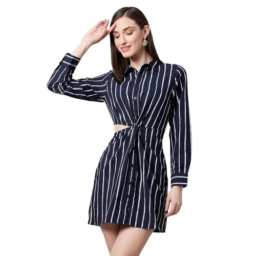 Image of Marie Claire Women's Crepe A-Line Above The Knee Casual Dress