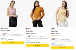 Marie Claire Women Blouse starting @ ₹142