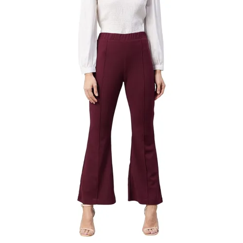 Image of Marie Claire Women's Regular Fit Casual Pants