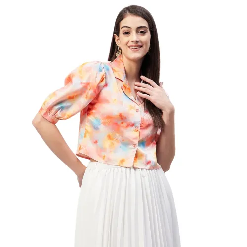 Image of Marie Claire Women's Solid Slim Fit Blouse