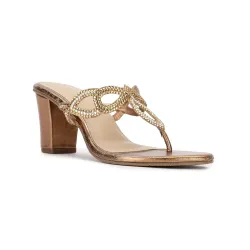 Marie Claire Womens PAIGE THONG Heels, Grey, (7712330)