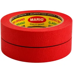 Mario Red Masking Tape - 20 Meter Length, 12mm Width
