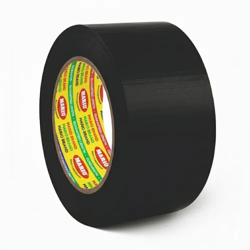 Image of Mario Black Multipurpose Duct Tape 48mm x 25mtr – Super Strong Hold Waterproof Adhesive Tape 