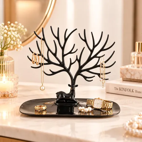 Image of MARKET 99 Black Deer Jewellery Holder Stand