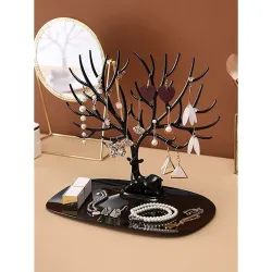MARKET 99 Black Deer Jewellery Holder Stand