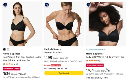 Image of Marks & Spencer Women at minimum 80% Discount