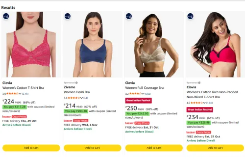 Image of Marks & Spencer Women Balconette Bra at minimum 58% Discount