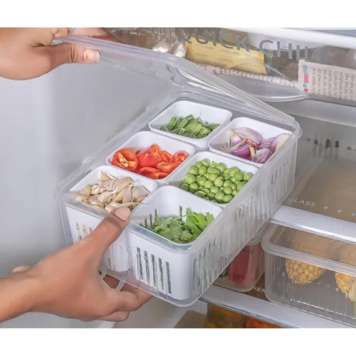 Image of MARKWELL Fridge Storage Boxes Containers