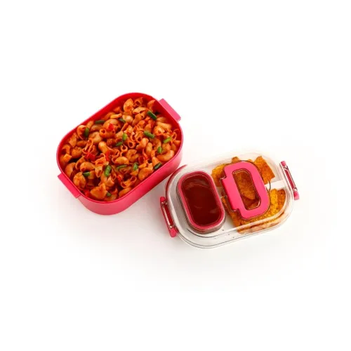 Image of MARKWELL Mighty Lunch Box – 900ml + 100ml, with Spoon