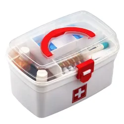 MARKWELL Plastic Rectangular Medicine Box,