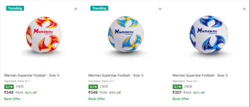 Image of Marman Footballs at minimum 62% Discount