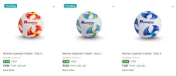 Marman Footballs at minimum 62% Discount
