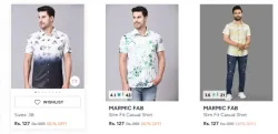MARMIC FAB Men Shirt Minimum 80% Discount
