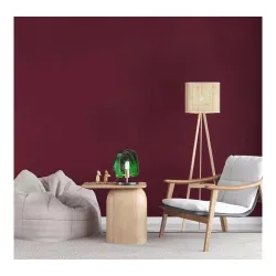 Maroon Solid Matt Peel and Stick Wallpaper