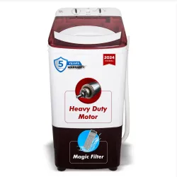 MarQ 8kg Washer Only (Maroon, White)