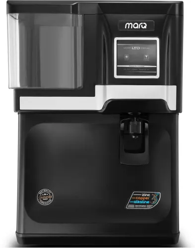 Image of MarQ by Flipkart Rivera 8 L RO + UV + UF + TDS + ALK + Copper Water Purifier (Black)