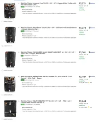 Marq By Flipkart Water Purifiers starting @ ₹3213