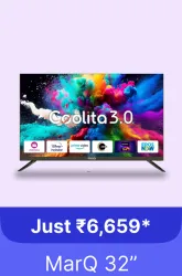 MarQ Smart Coolita 32 HD LED TV  @ ₹7499 on Flipkart Big Billion Days Sale