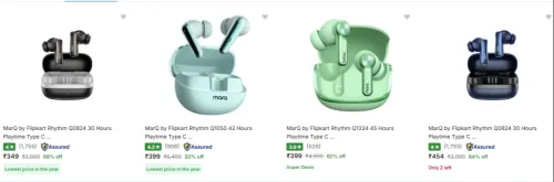 Image of Marq By Flipkart True Wireless At Minimum 84% Discount