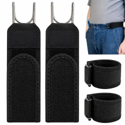 MARSJONE Buckle Free Belt Hook Set of 2, Invisible Elastic Waistband Extender