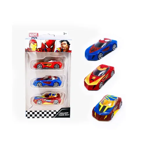 Image of Marvel Go Collection Marvel's Iron Man Toy Cars (Pack of 3)