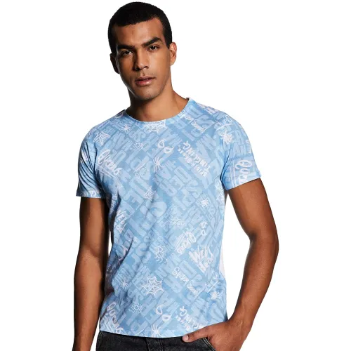 Image of Marvel Spiderman by Wear Your Mind Men's Printed Regular Fit T-Shirt