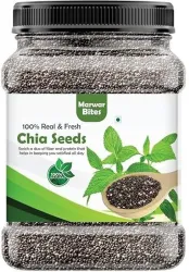 Marwar Bites Chia Seeds - Seeds for Weight Management Rich (500g)