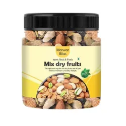 MarwarBites Premium Mixed Dry Fruits 1kg | Almonds, Cashews