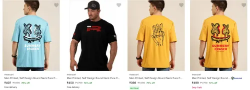 Image of Mascari Men's T-shirts minimum 70% Off